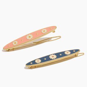 Madewell Pair Daisy Delight Flower Hair Clips